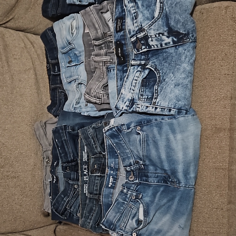 21 Pair Boys Jeans and joggers - practically new